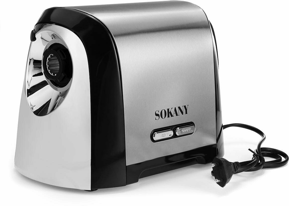 Профессиональная электрическая мясорубка SOKANY SK-088 шнековая, защита от перегрузки, 2500 Вт — фото 1