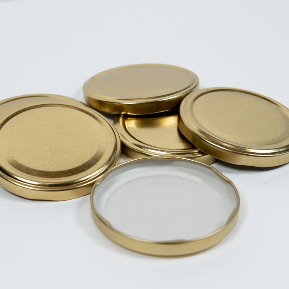 Крышка для Автоклава Твист-офф ТО-82 цвет Золото набор 10 шт