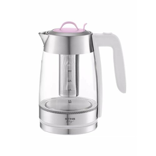 Чайник электрический с заварочным фильтром подсветка 18 л 1272₽