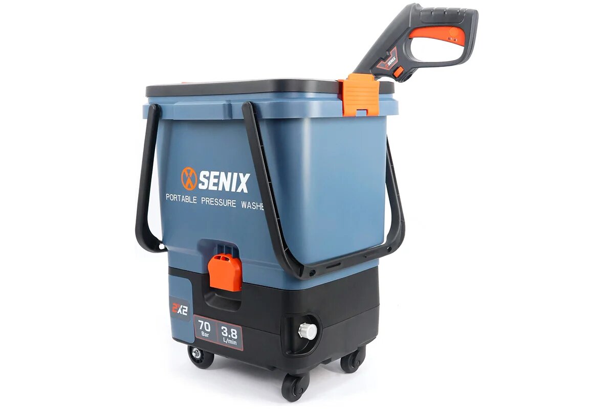 SENIX Мойка высокого давления аккумуляторная, 2X2 40V, 105 Бар, 2 АКБ 4Ач, ЗУ HPWX2-M2-EU
