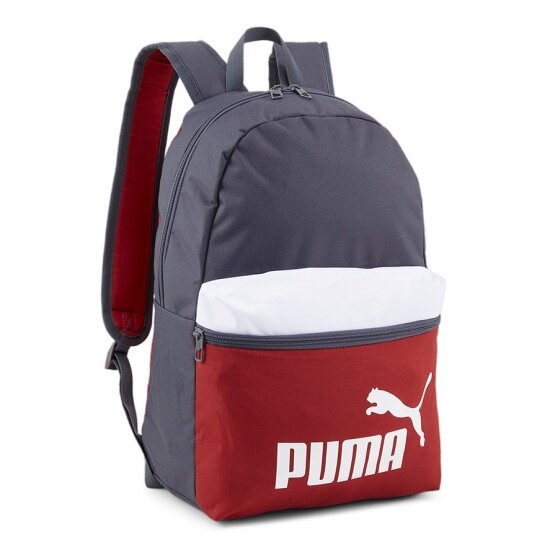 Рюкзак спортивный Puma Phase Backpack, 09046807, полиэстер, серо-красный
