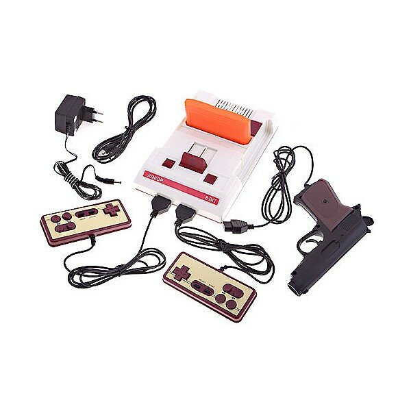 Игровая Приставка Junior 8 Bit + 5 игр + Пистолет