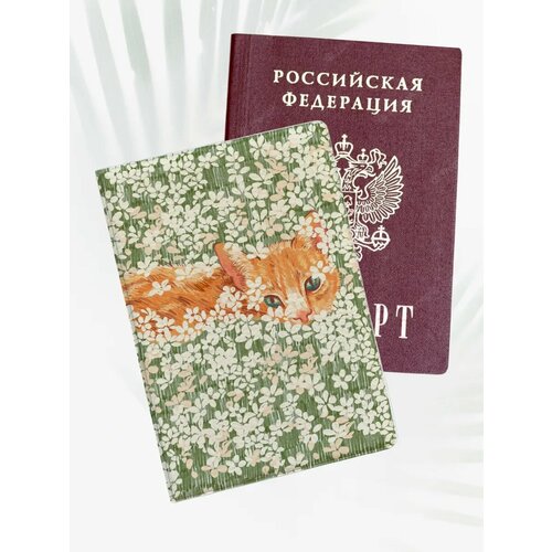 фото Обложка для паспорта poster maniac, белый