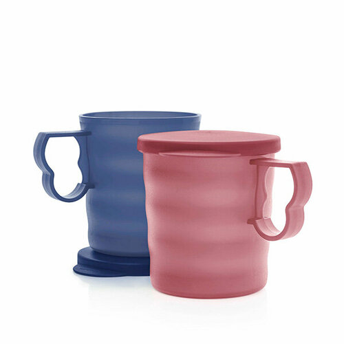 Tupperware Кружки Очарование розовая и синяя 350 мл 2 шт 1300₽