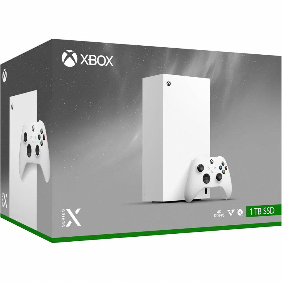 Игровая приставка Microsoft Xbox Series X Digital Edition, 1 ТБ, белый — фото 1