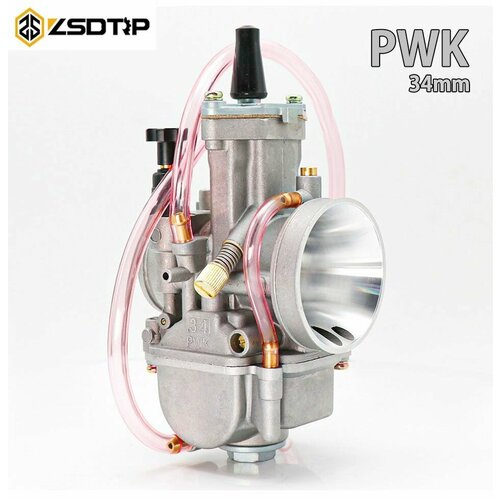 фото Карбюратор повышенной производительности pwk 34+ с переходником zsdtrp