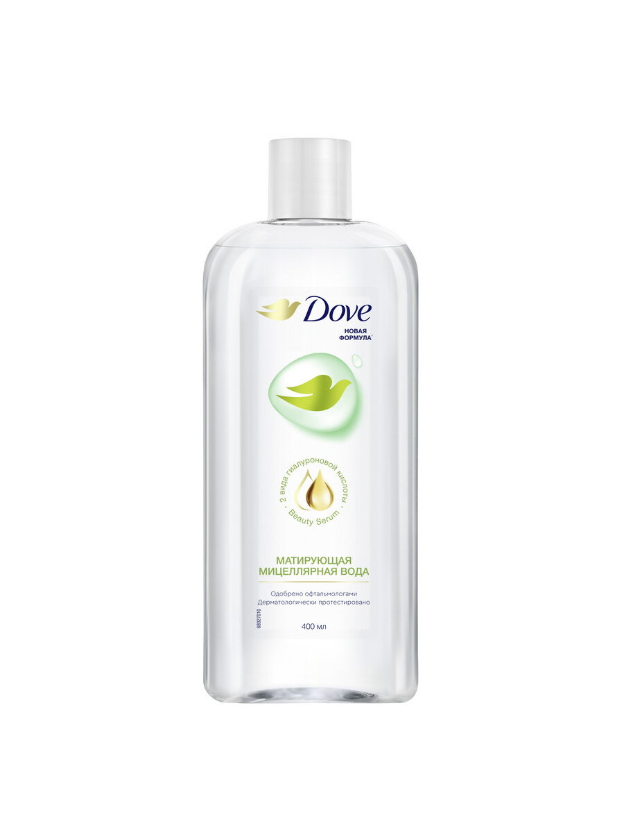 Мицеллярная вода для лица Dove Матирующая 400 мл.