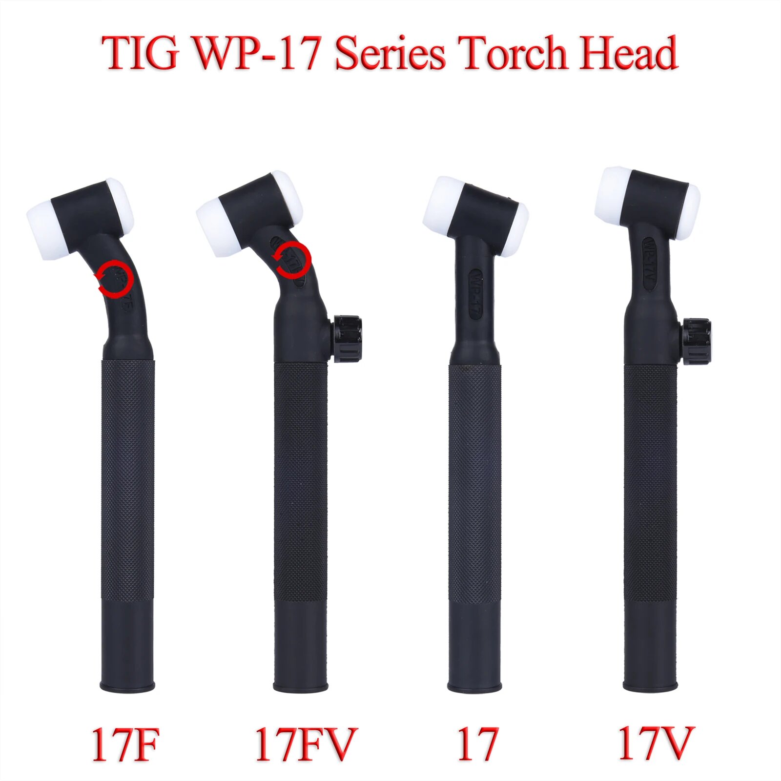 WP17 WP17F WP17V WP17FV SR17 SR17F SR17V SR17FV TIG фонарь с гибкой головкой вращающийся клапан Двойной изолятор прокладка 150 А с воздушным охлаждением  WP17F-Flex