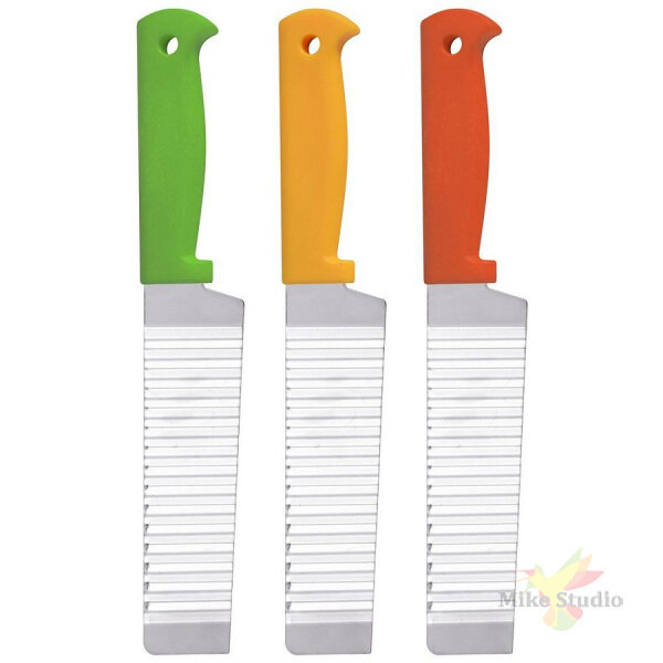 Резак для овощей и фруктов "Гофре" 3цв — фото 1