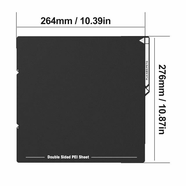 Пластина PEI Double Side для Kobra S1/Kobra S1 Combo, черный