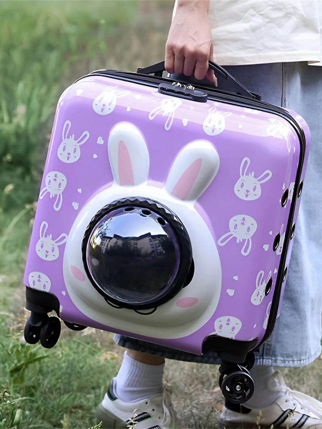 Универсальный чемодан для похода для кошек 45 * 23 * 38 см, (5091)