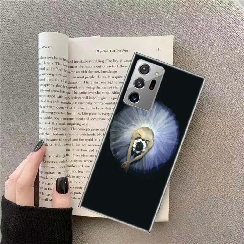 Ballerina Ballet Dance Girl Phone Case For Samsung A16 A26 A36 A56 Note 20 10 9 8 M12 M21 M30S Galaxy M32 M51 M52 A9 A8 A7 A6 Pl