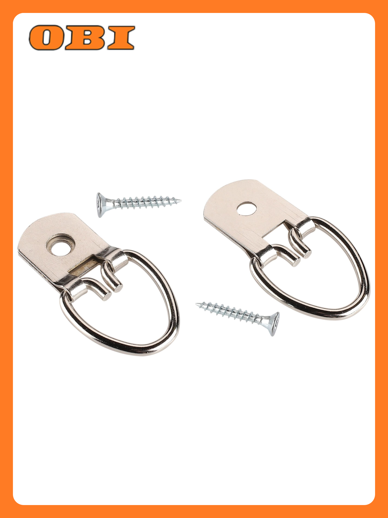 Петля-подвес Европартнер для картин и фоторамок сталь 2 шт