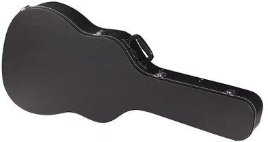 Rockcase RC10609 B/SB фигурный кейс для акустической гитары деревянная основа черный tolex