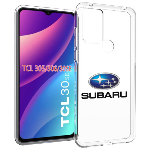 Чехол MyPads subaru-4 мужской для TCL 30SE / TCL 305 / TCL 306 / TCL 30E задняя-панель-накладка-бампер