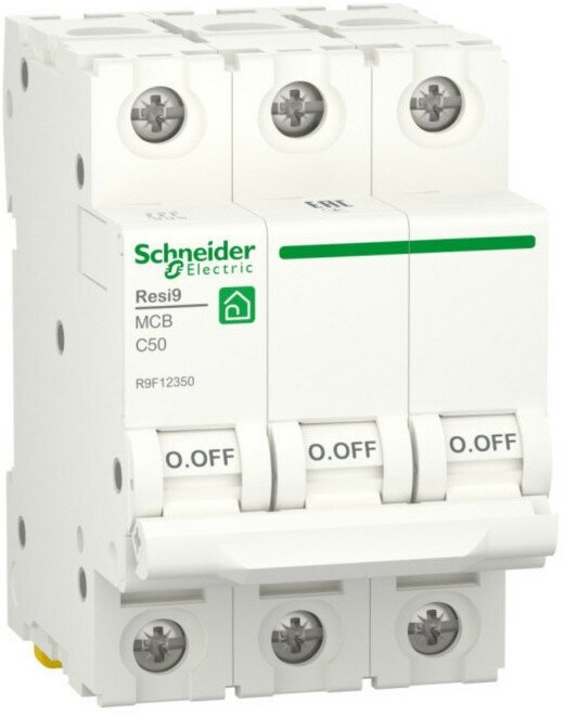 R9F12350 Автоматический выключатель Schneider Electric Resi9 50А 3п 6кА, C