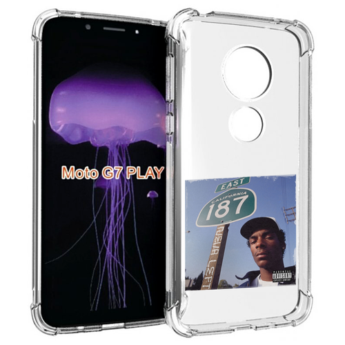 Чехол MyPads Snoop Dogg NEVA LEFT для Motorola Moto G7 Play задняя-панель-накладка-бампер чехол mypads snoop dogg neva left для motorola defy 2021 задняя панель накладка бампер