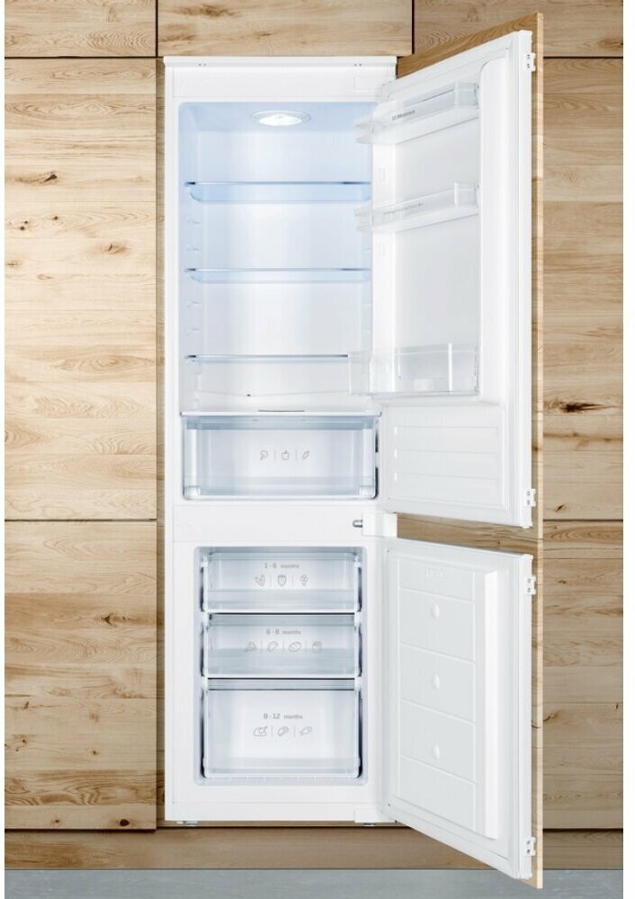 Встраиваемый холодильник Hansa BK303.0U двухкамерный, объем 275 литра, автономное сохранение холода - фотография № 9