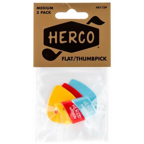 Когти для большого пальца, средние, 3 шт. Herco Thumbpick Medium HE112P 3Pack