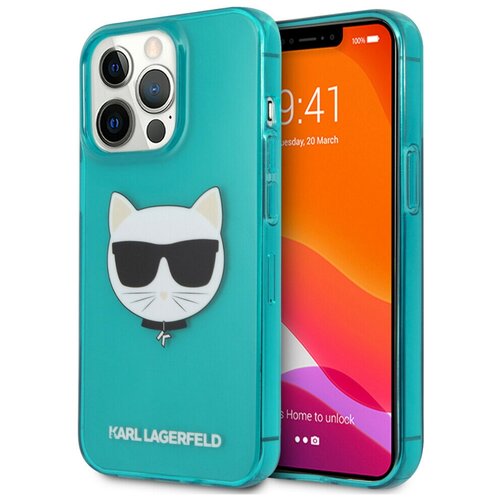  Karl Lagerfeld TPU FLUO Choupette Hard  iPhone 13 Pro, 