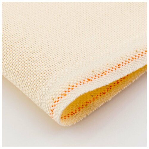 Канва Zweigart Lugana 25 ct. 70x50 см. (цвет-99 нежно-кремовый)