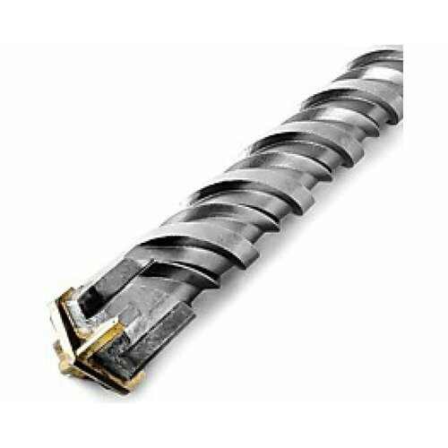 Бур SDS-MAX 35х1500 QUADRO по граниту, армированному бетону