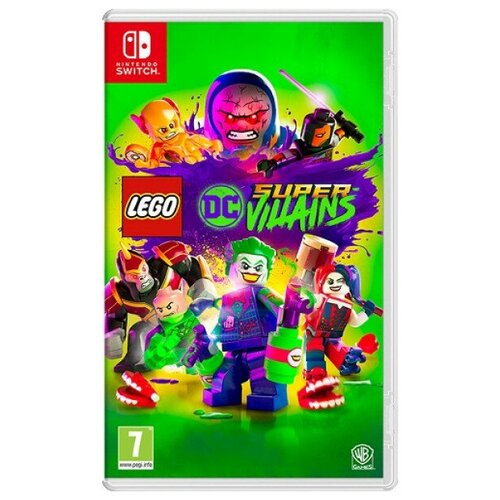 LEGO DC Super-Villains (Nintendo Switch) priority наклейки тату dc лига справедливости разноцветный