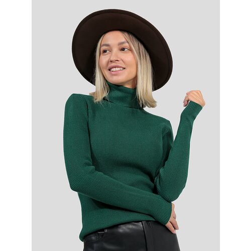фото Водолазка vitacci rnv005-20 женский изумрудный 70% хлопок, 30% эластан 46-48 (l