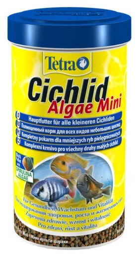 TetraCichlid Algae Mini корм для всех видов цихлид 500 мл . - фотография № 7