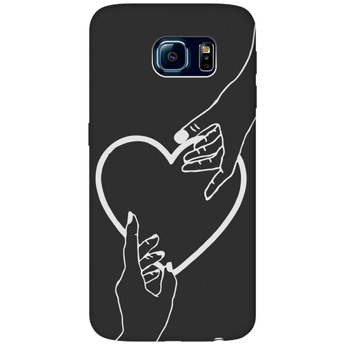 Матовый Soft Touch силиконовый чехол на Samsung Galaxy S6, Самсунг С6 с 3D принтом Hands W черный матовый soft touch силиконовый чехол на samsung galaxy s6 самсунг с6 с 3d принтом cut it w черный