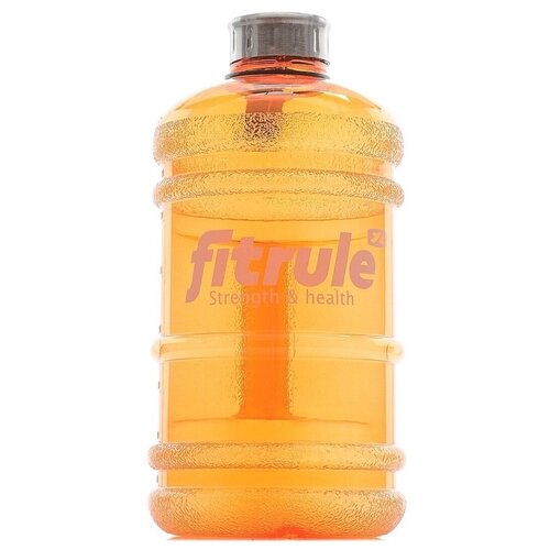 Бутыль FitRule металлическая крышка 2.2L (Оранжевый)