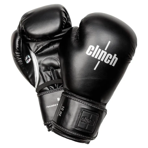 фото Перчатки боксерские clinch fight 2.0 черные 12 унций