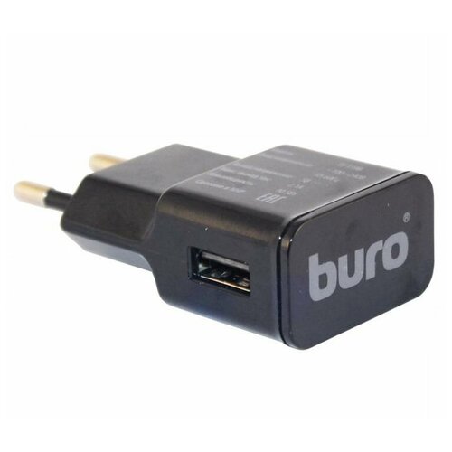 Зарядное устройство Buro сетевое 2.1A универсальное чёрный