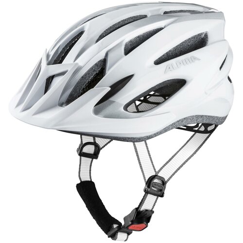 Шлем защитный ALPINA, MTB 17, 54, white-silver