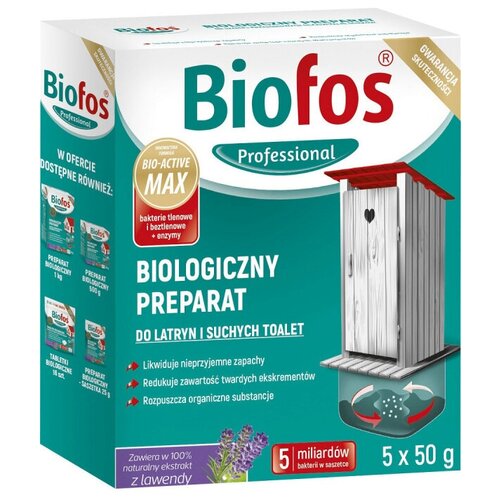Biofos Professional Биологический порошок для дачных и сухих туалетов 250 г