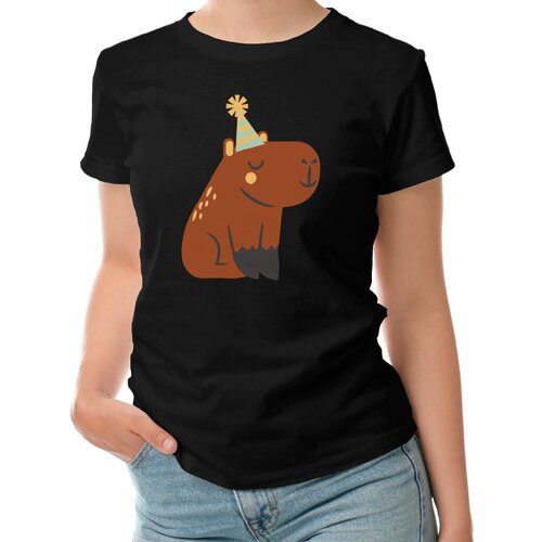 фото Футболка roly, размер s, черный