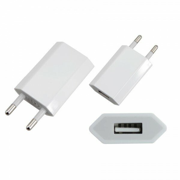 Сетевое зарядное устройство APPLE , USB, белый - фото №9