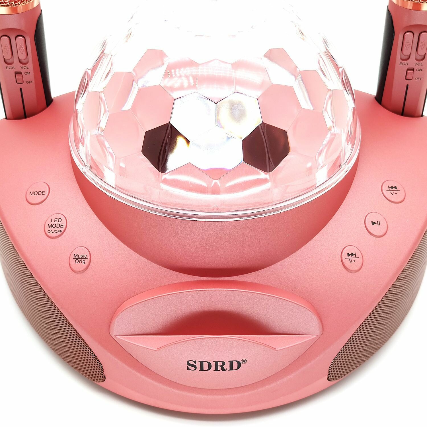 Караоке-система SDRD SD-308 (цвет розовый)