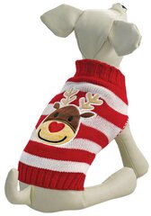 TRIOL свитер для собак Олененок красно-белый (M)