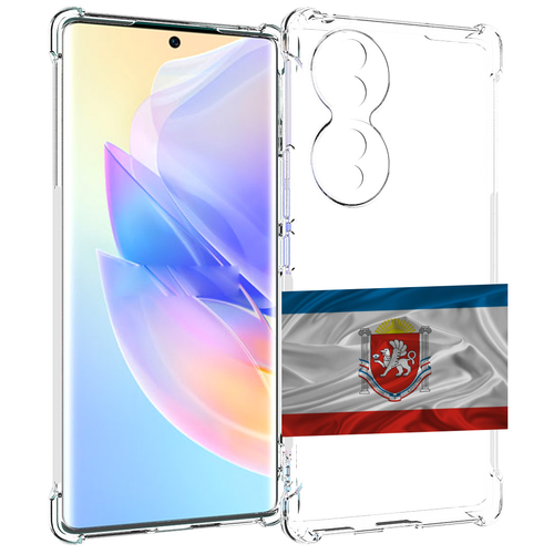 Чехол MyPads герб флаг крыма-1 для Honor 70 задняя-панель-накладка-бампер