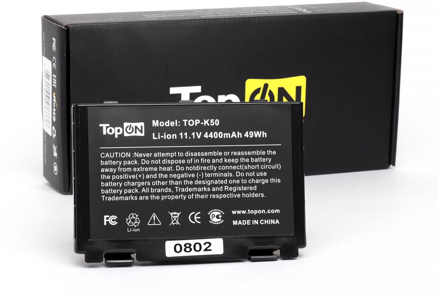 Аккумулятор TopON для ноутбуков Topon Asus A32-F82 11.1V 4400mAh