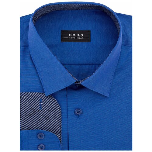 фото Рубашка casino, размер 174-184/40, синий