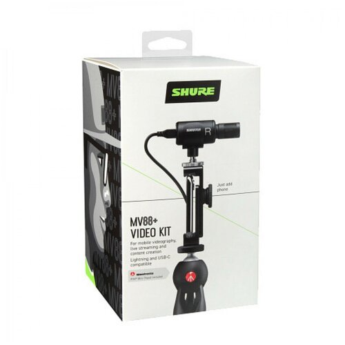 USB микрофон Shure MV88+DIG-VIDKIT микрофон для смартфонов shure mv88 se215 cl efs