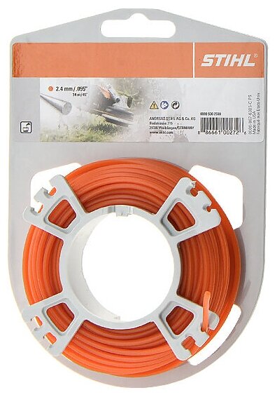 Леска для триммера 2,4мм*14м круглая STIHL для бензокосы (триммера) MAKITA DST300