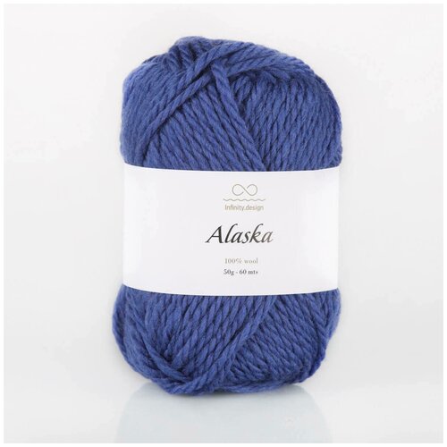 Пряжа INFINITY ALASKA 5846 blue violet