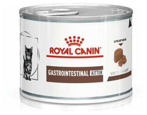 Влажный корм для кошек Royal Canin Gastrointestinal Kitten 195 г (мусс) - фотография № 2