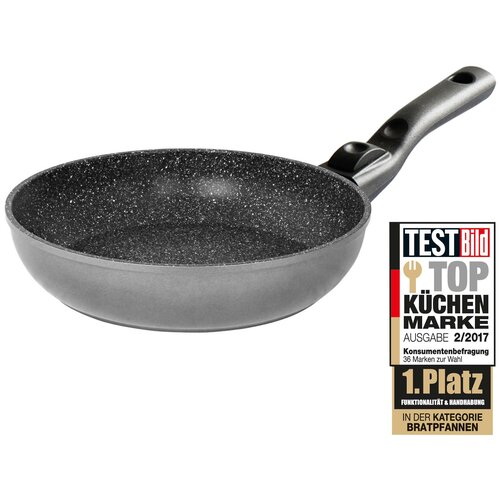 Сковорода 24 см глубокая с каменным покрытием и со съемной ручкой Stoneline