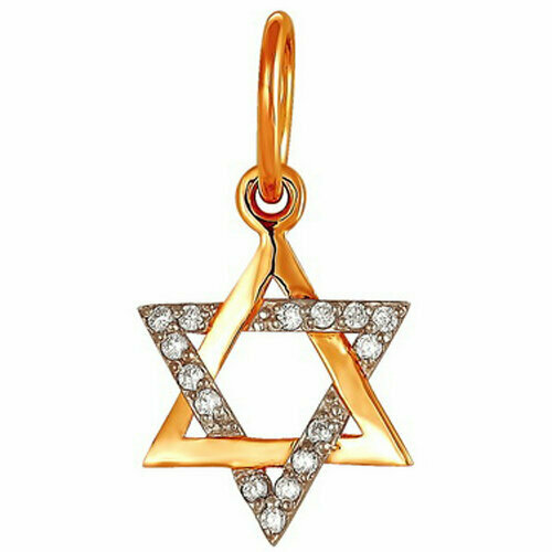 фото Подвеска звезда давида из золота bestgold