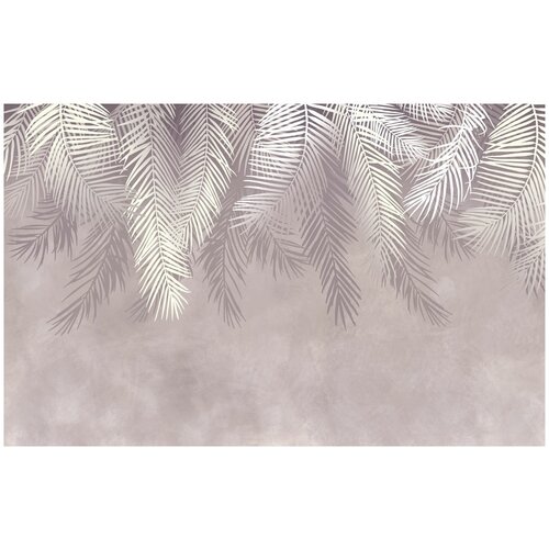 Фотообои Уютная стена Пушистые листья 430х270 см Виниловые Бесшовные (единым полотном)