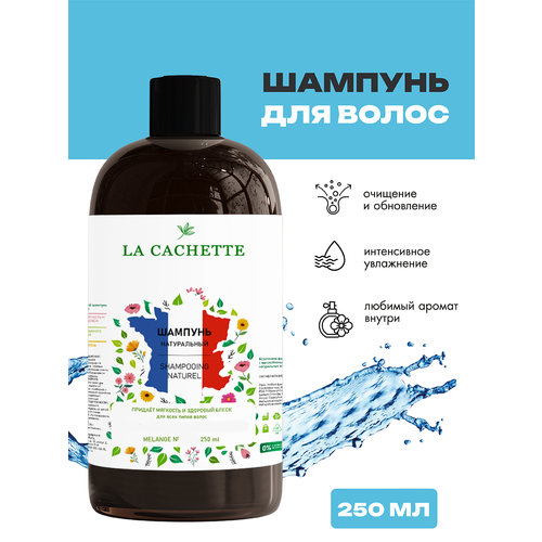 Шампунь для волос увлажняющий La Cachette Cassis, 250 мл